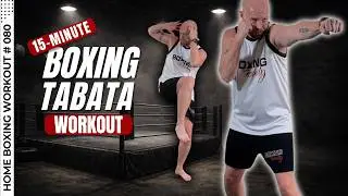 15 Min Boxing Tabata Workout | Sweaty, No Repeat, No Equipment