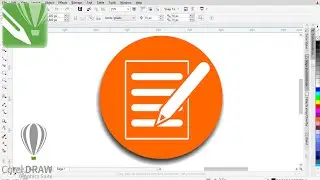 "Writing" Logo Design in Corel Draw