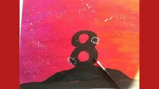 March 8. Drawing with gouache.
