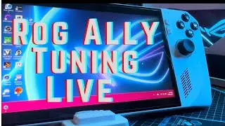 rog ally tuning help live! Benchmarks and more. How to get better temps and fps !