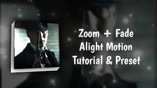 Zoom + Fade Transition Alight motion Tutorial + Preset @Sha Presets  ❕ 