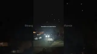 Strange lights over San Diego (Solved!)