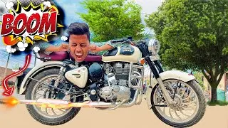 Public Reaction On Bullet Silencer Patakha 😱￼