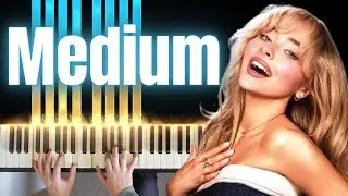 Espresso Sabrina Carpenter - Medium Piano Tutorial