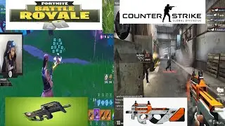 FORTNITE VS CSGO | P90 SPRAY CONTROL |