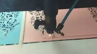 Produção de corte a laser em Papel Couché 1