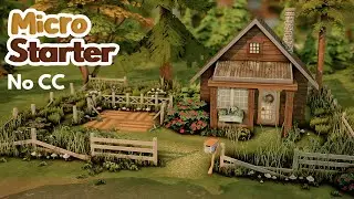 Buiding an Abandoned Micro Starter in The Sims 4 🤎✨