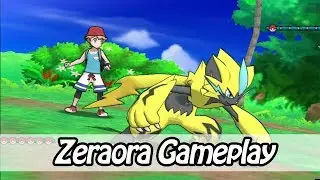 Zeraora Gameplay - New Mythical Pokemon - Pokemon Ultra Sun & Ultra Moon