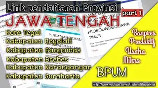 CARA DAFTAR UMKM ONLINE LEWAT HP 2020 |LINK PENDAFTARAN BPUM ONLINE DAERAH PROVINSI JAWA TENGAH
