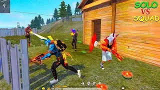 Garena free fire solo vs squad impossible 🎯