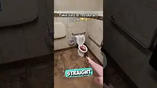 He Placed This In The Restaurant Toilet 😳 