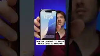 I PUT THE APPLE LOGO ON THE IPHONE DYNAMIC ISLAND
