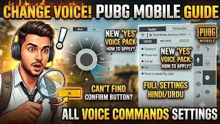 How to Change Voice in PUBG Mobile | New Voice Pack Settings Guide