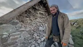Scottish Bothy restoration part 2 Gable Collapse!