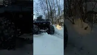 Зимний тест-драйв квадровездехода ДОЗЕР #Shorts