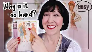 The sewing pattern says EASY so why is it so HARD? How to choose an EASY pattern for YOU!