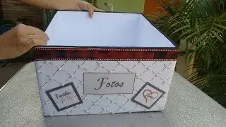 CAIXA ORGANIZADORA para fotos