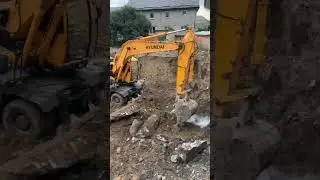 ЭКСКАВАТОР XYUNDAI В РАБОТЕ