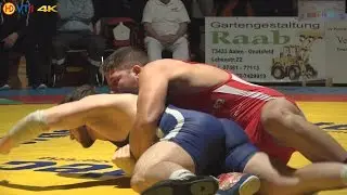 Ringen Fachsenfeld/Dewangen (Knobel, M.) - Remseck (Lausch, B.) 98kg Gr./Rö. (4:0 TÜ)