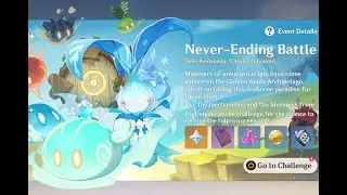 Never-Ending Battle: Day 5 - 2000 Score Mission [Genshin Impact][1.6 Event]