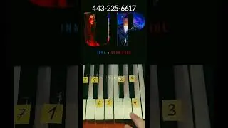 Inna - Up Piano Tutorial #innaup #piano #pianotutorial #innauptutorial #tutorial #trendingshorts