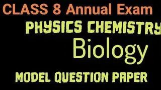 Class8 basicscience annual exam questionpaper