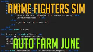 ANIME FIGHTERS SIMULATOR | HACK/SCRIPT | AUTO FARM