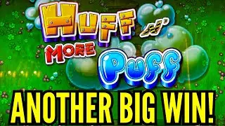 OVER 120x BIG WIN on HUFF N MORE PUFF!