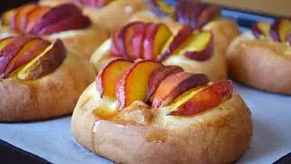 If you have yogurt and peaches, make this dessert! Simple and delicious recipe #689