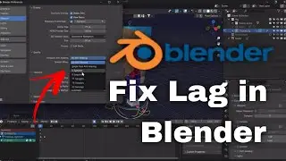How to Fix Lag in Blender | Simple Solution to Improve Performance