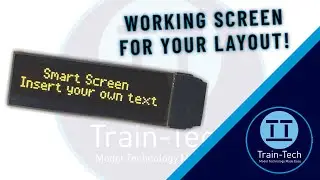 Train-Tech Smart Screen - real animated screens for your layout SD1