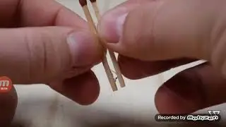 Вулкан из спичек.Цепная реакция.
