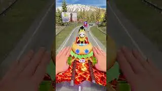 Funny Lego Cars vs poi poi poi po pi 😂 in BeamNG.drive