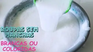 SABONETE COM ÁGUA OXIGENADA É MUITO POTENTE TIRA QUALQUER MANCHAS