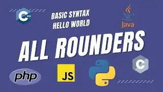 Basic Syntax  | All Rounders