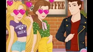 Rapunzel And Belle Love Crush (Принцессы Диснея Рапунцель и Белль соперницы)