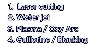 Sheet metal Cutting methods Advantages and disadvantages