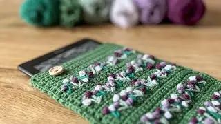 Crochet Kindle Cover for Beginners | inspired by the meadow in Twilight🌸❤️