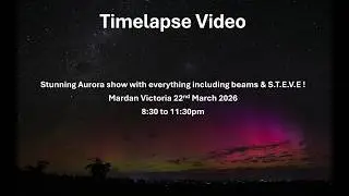 Stunning Mardan Aurora show with beams and STEVE in 4K video! | 22 March 2026