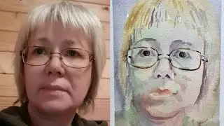 Акварельный Портрет.