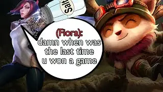 Fiora Gets Salty, Troll Bans my Teemo and Learns a Lesson - 5 Games [League of Legends]