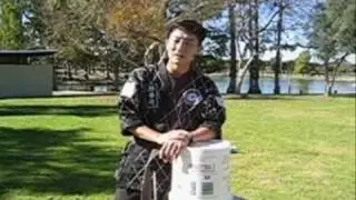 ChosonNinja Shurikenjutsu (Throwing from a roof ) video #020