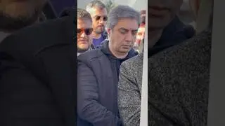 NECATİ ŞAŞMAZ (Polat Alemdar) at the Osman Sınav funeral ceremony. 