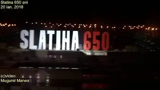 Slatina 650 - defilare cu torte