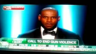 LEBRON JAMES... END GUN VIOLENCE