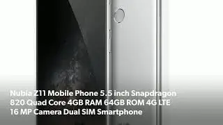 Amazing Nubia Z11 Mobile Phone 5.5 inch 4GB RAM 64GB ROM