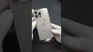 Заменили вдребезги разбитую крышку на IPhone 15 pro max