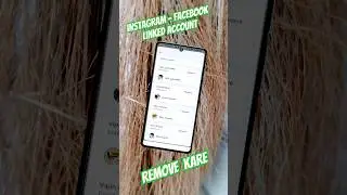 instagram se facebook linked account remove kare #shorts #instagram #facebook