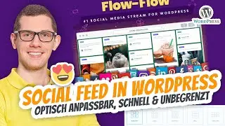 WordPress Social Media Plugin Feed 🖥️ Stream anzeigen 😍 Flow Flow Facebook Instagram YouTube uvm.