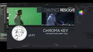 daVinci Resolve -- FUSION -- CHROMA KEY tutorial pt.01